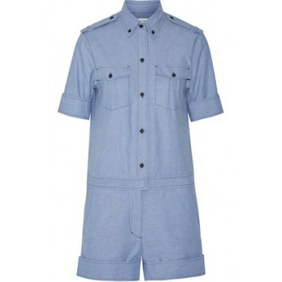 ISABEL MARANT Denim Romper short Jumpsuit M - Picture 2 of 8